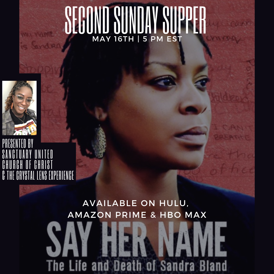 Second Sunday Supper Film Series – May’s Film; Say Her Name